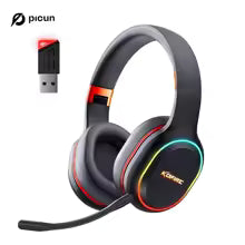Gaming Headphones 2.4G BT5.0 Wireless Headset With Mic