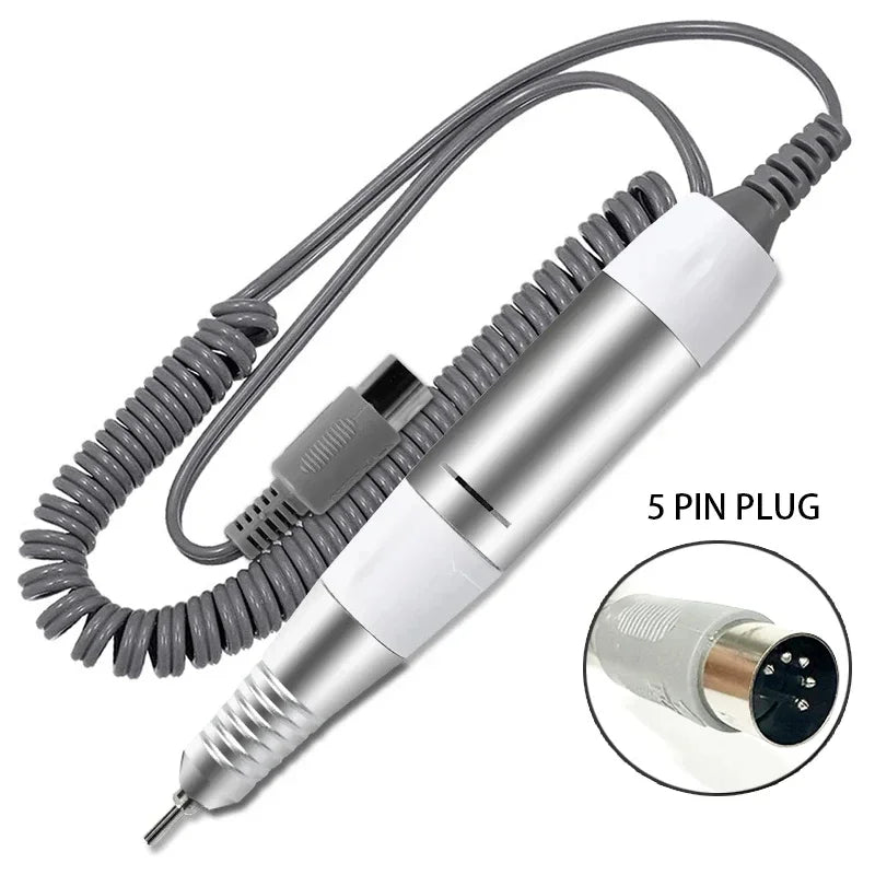 5-Pin Electric Nail Drill Handpiece – Pedicure & Manicure Replacement Tool