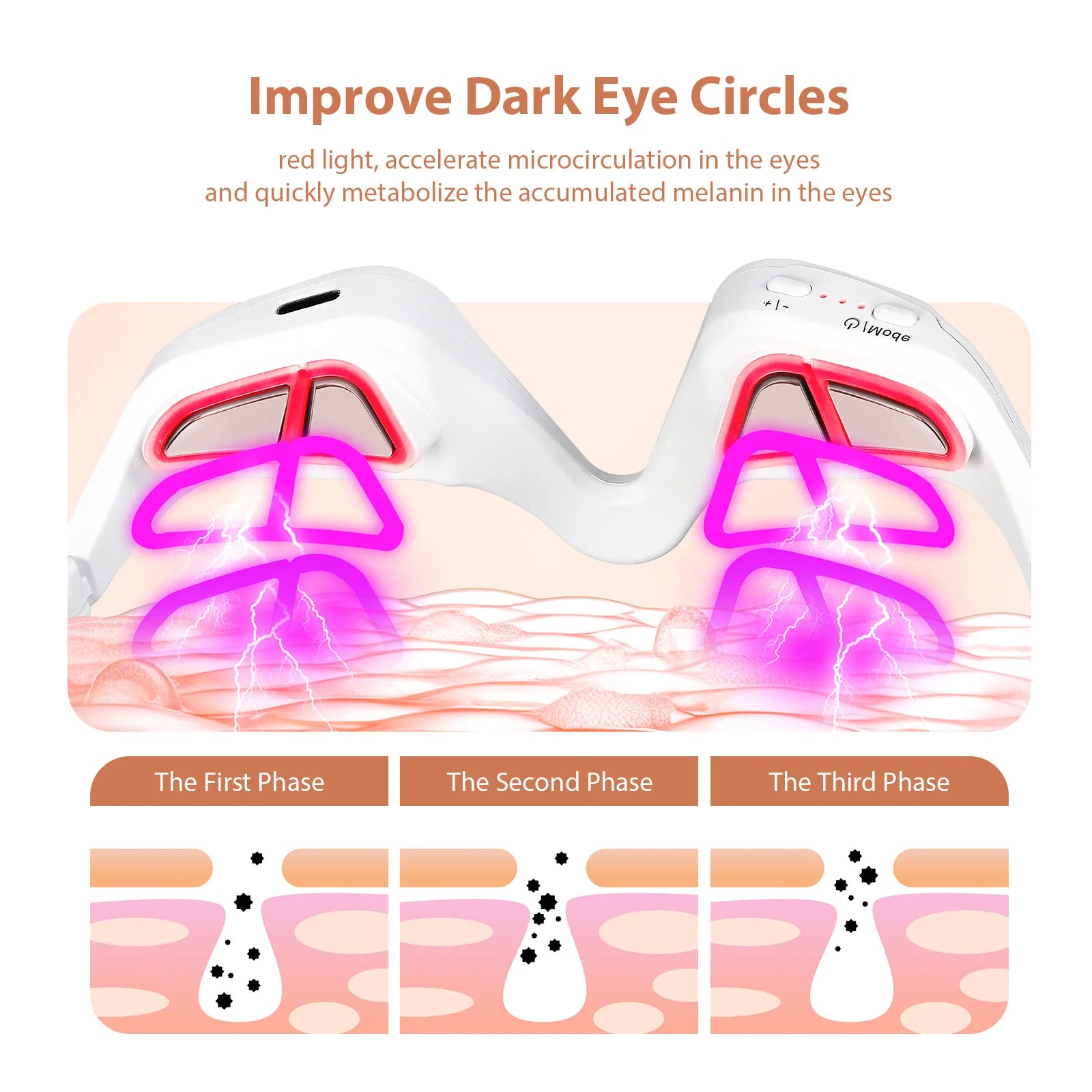 EMS Red Light Eye Massager – Anti-Wrinkle & Dark Circle Relief