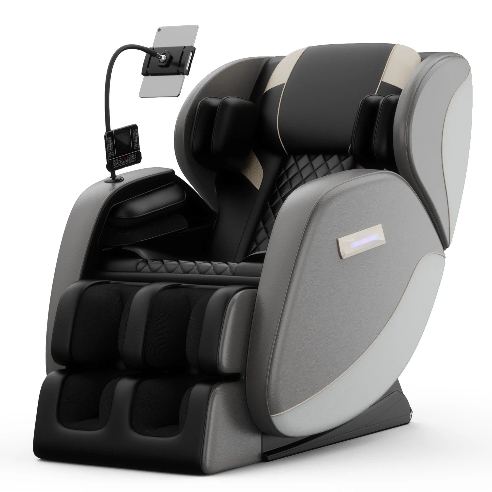 Zero Gravity Full Body Massage Chair with Heating, Airbags, Foot Roller & Touch Screen – Supports Up to 180 lbs