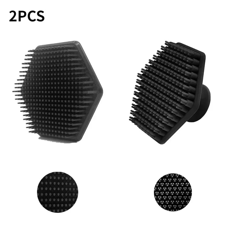 Men Facial Cleaning Silicone Brush and Scrubber