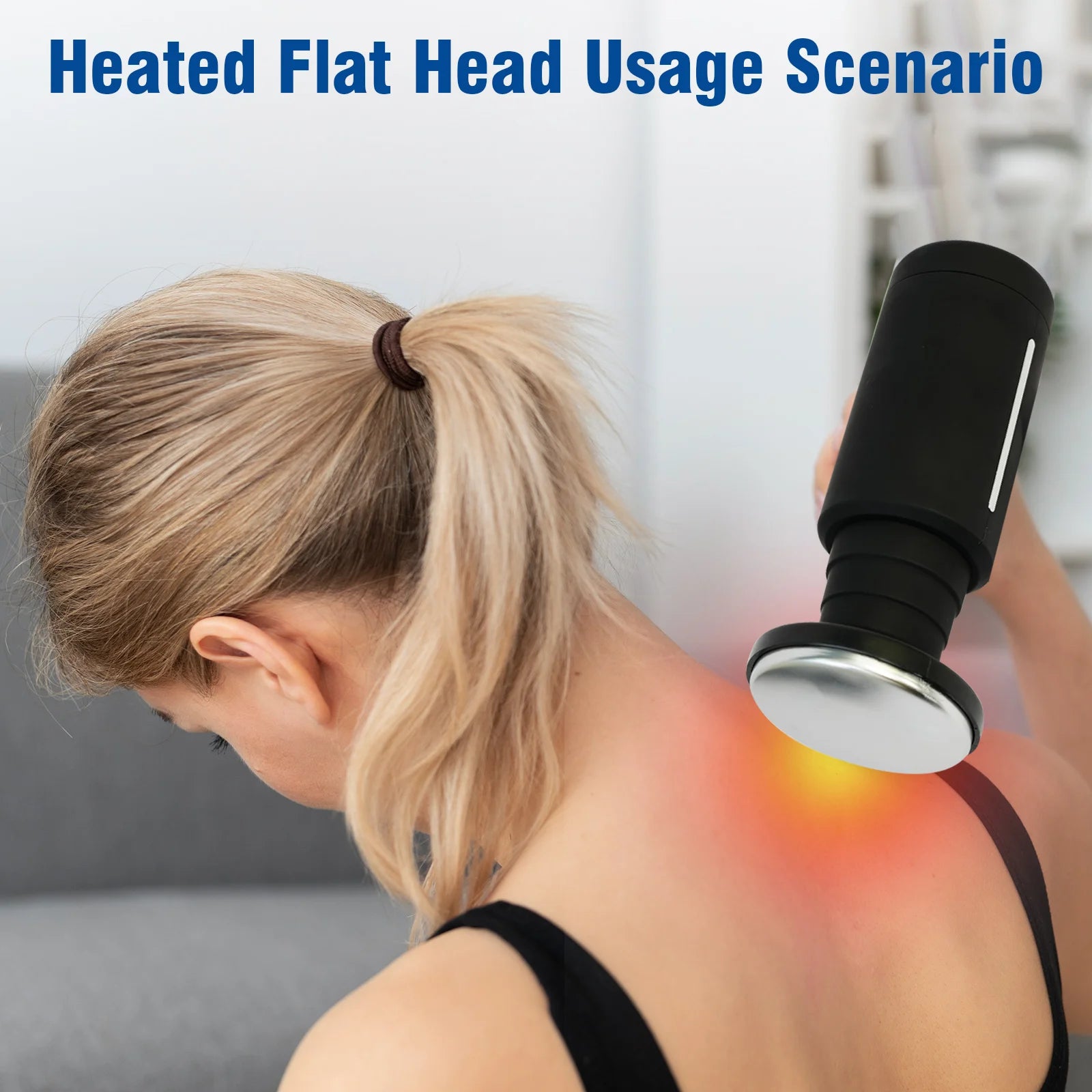 Hot & Cold Massage Gun – 6 Heads, 6 Speeds, Deep Muscle Relief