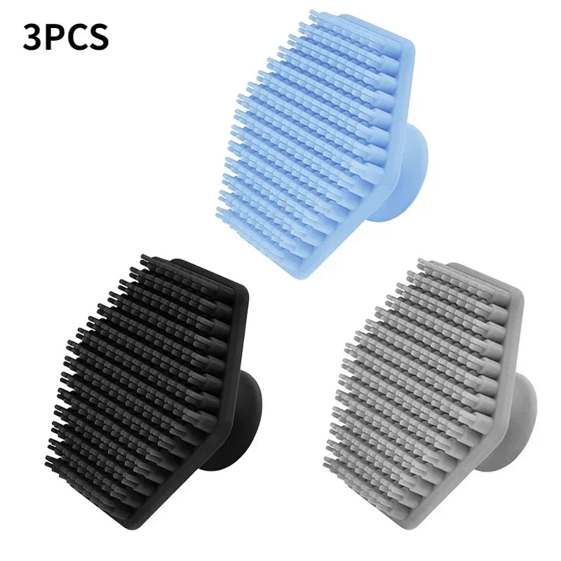 Men Facial Cleaning Silicone Brush and Scrubber