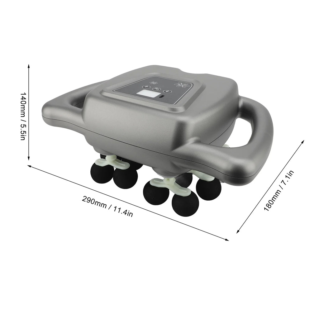Electric Deep Tissue Massager – 16 Heads, 99 Gears, Full-Body Therapy