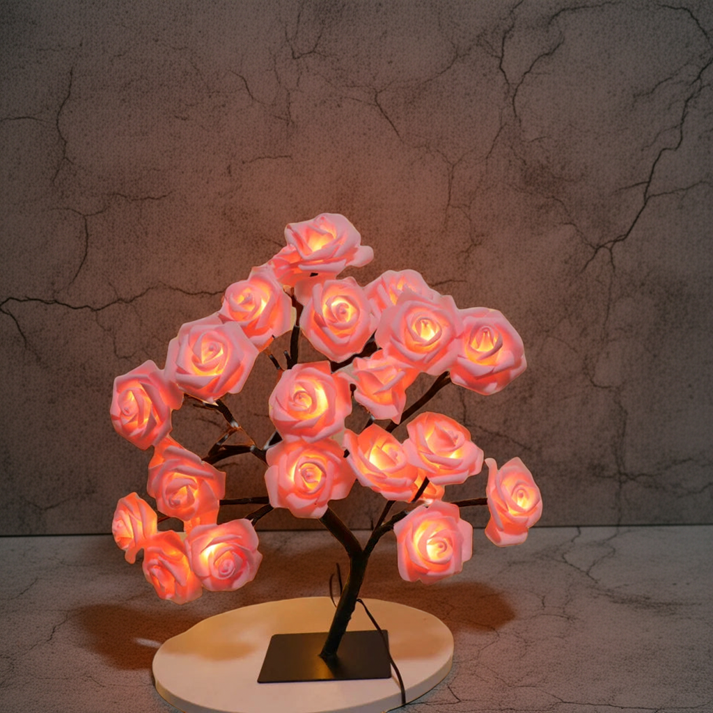 LED Rose Tree Lights For Wedding Party Gift Birthday Festival Lover Home Deco